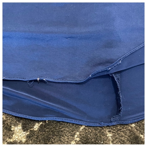 NWT! Adrianna Papell navy lace gown - Picture 10 of 10